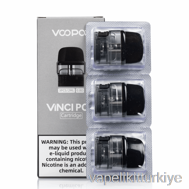 Elektronik Sigara Kalemi Vape Mate Voopoo Vinci Kapsülü Değiştirme Bölmeleri [0.8ohm] 2 Ml Vinci Bölmeleri (yeni)
